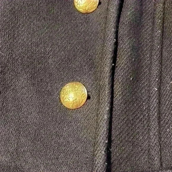 Jcrew Nello Gori stadium cloth navy blue peacoat - Picture 3 of 8